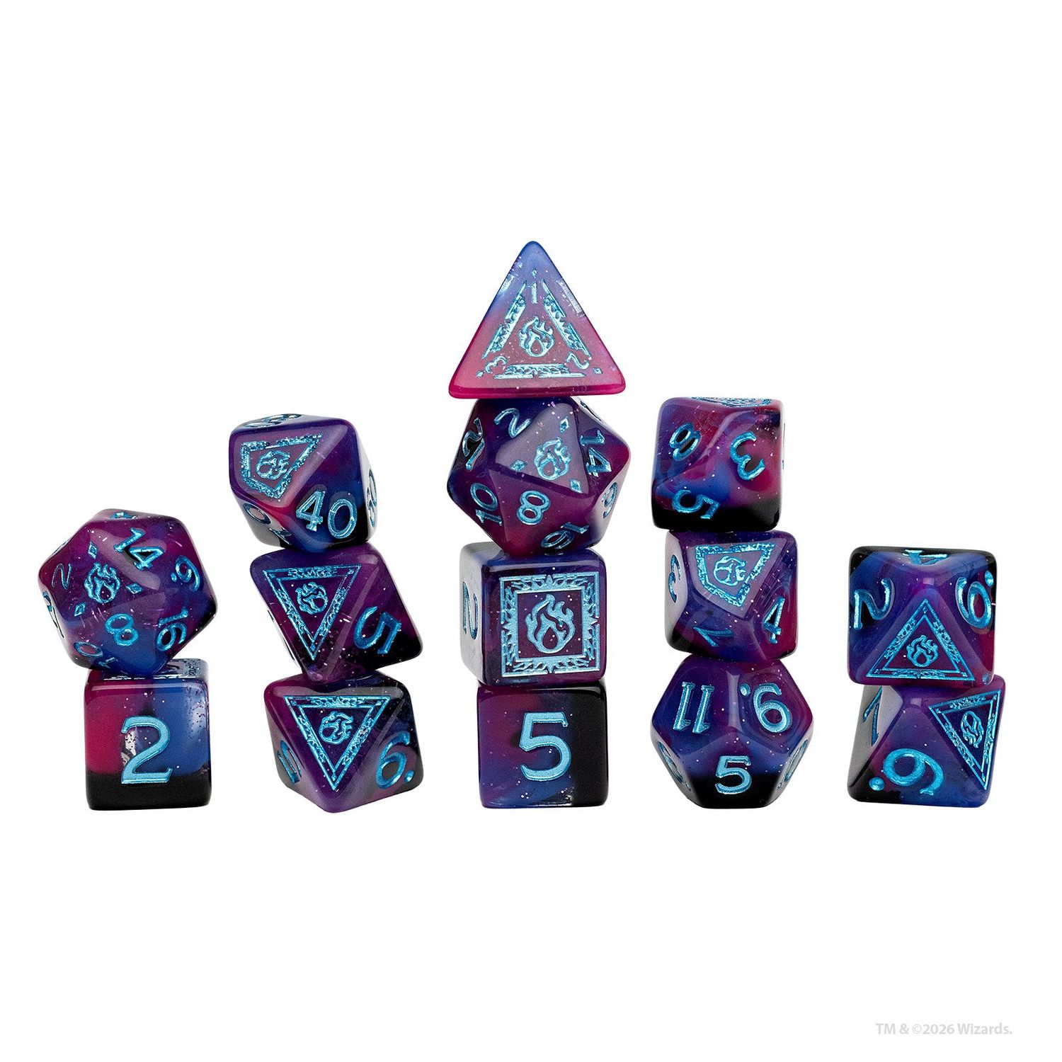 D&amp;D Adventure Dice - Sorcerer: Purple