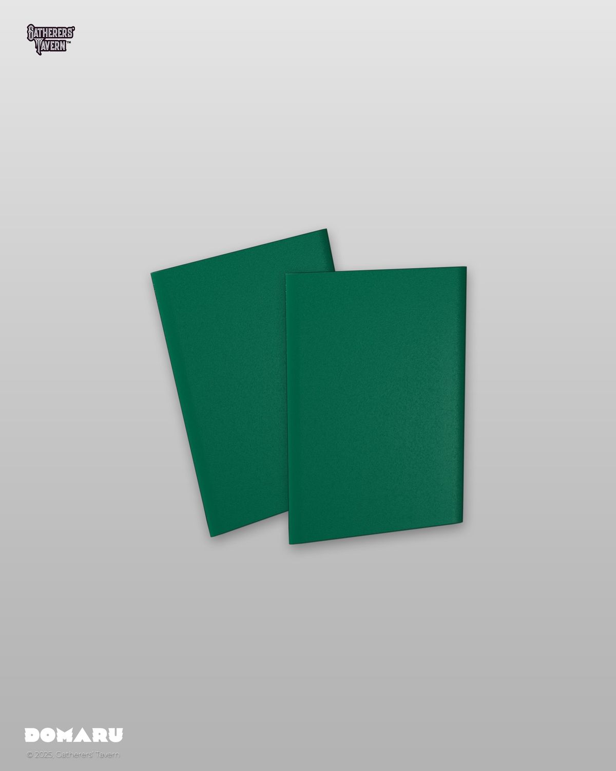 Gatherers' Tavern : Domaru Regular Fit Standard Sized Card Sleeve 100ct- Sylvan Green