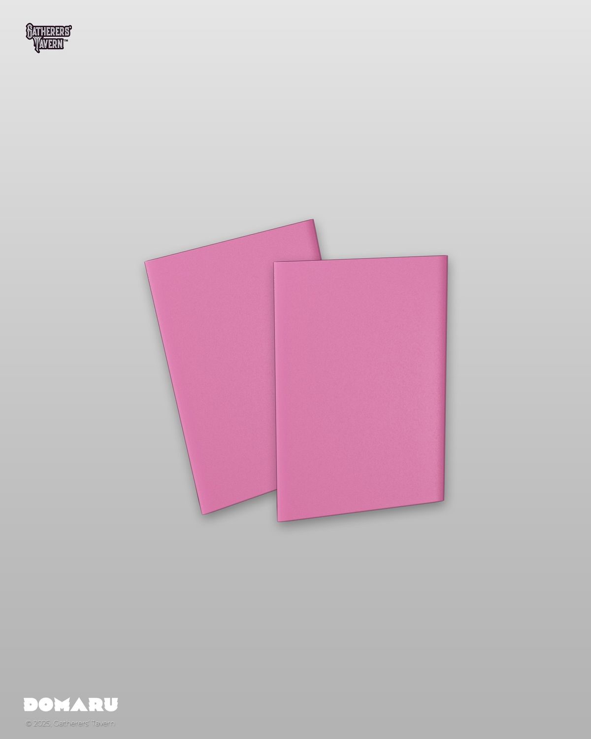 Gatherers' Tavern : Domaru Regular Fit Standard Sized Card Sleeve 100ct- Valiant Pink