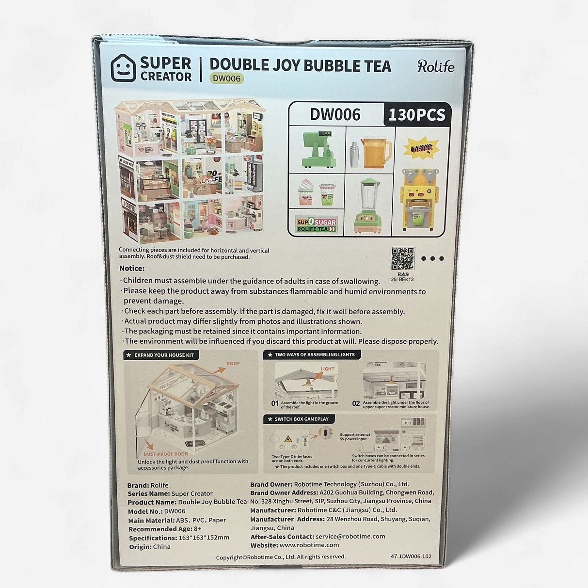 Rolife Super Creator: Double Joy Bubble Tea