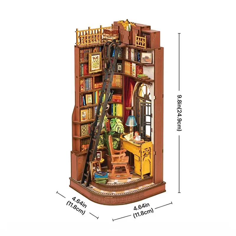 Rolife Book Nook &amp; Wonderland: Silent Corner Study