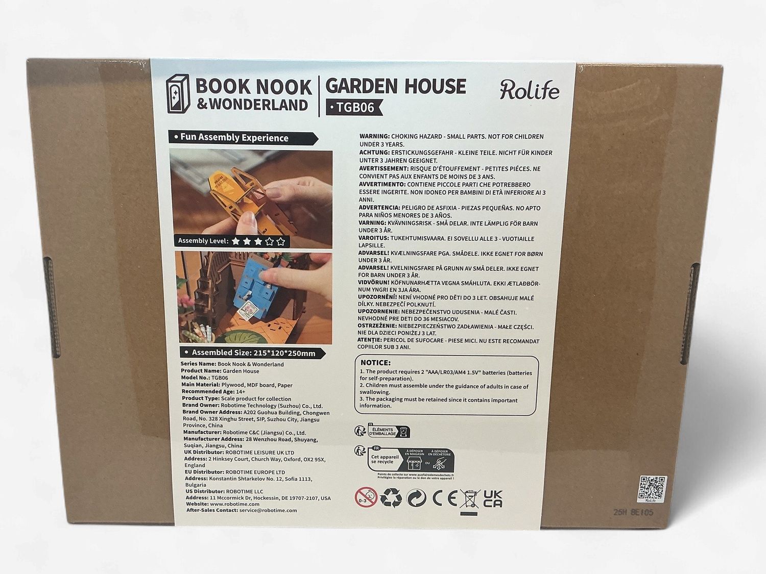 Rolife Book Nook &amp; Wonderland: Garden House