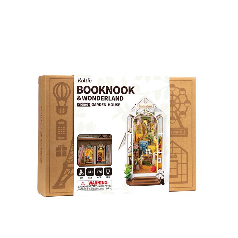 Rolife Book Nook &amp; Wonderland: Garden House
