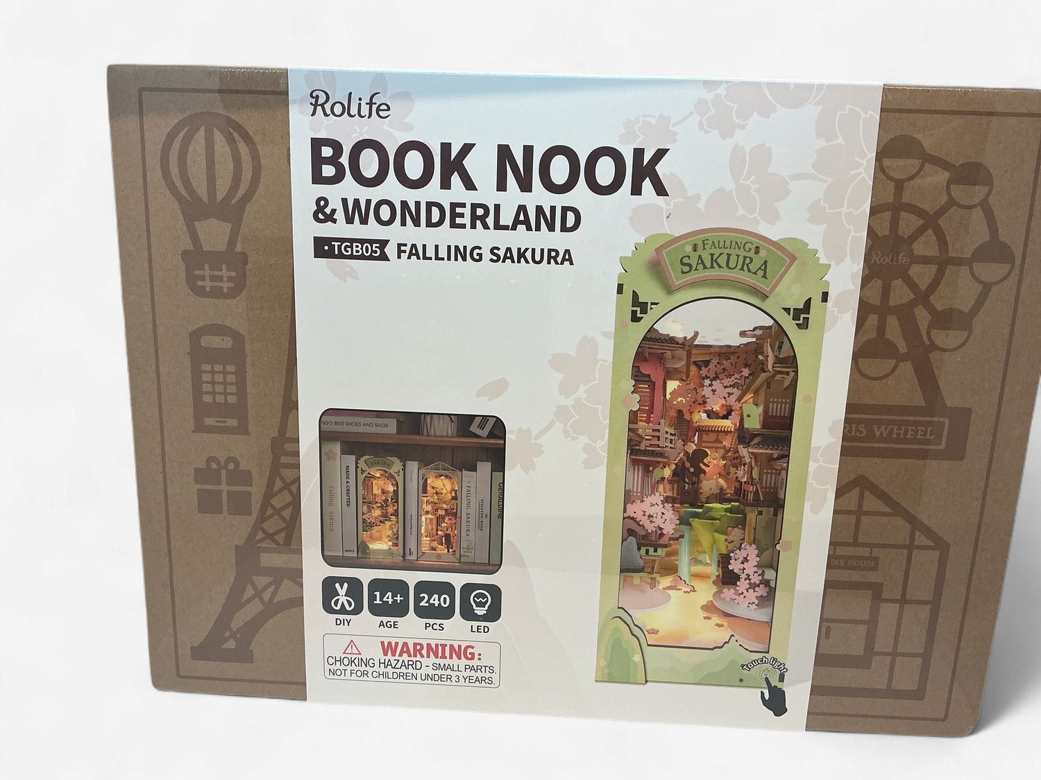 Rolife Book Nook &amp; Wonderland: Falling Sakura
