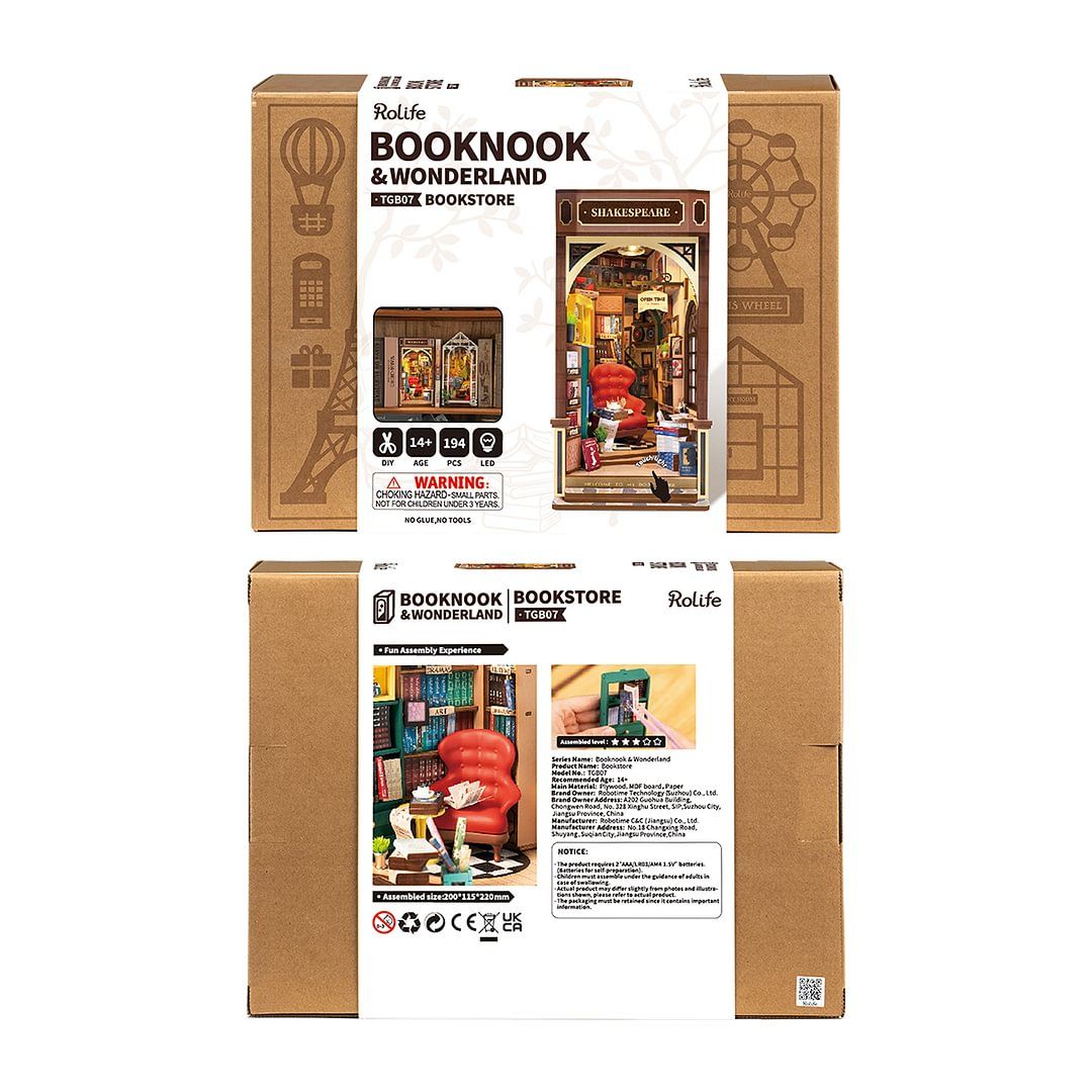 Rolife Book Nook &amp; Wonderland: Book Store