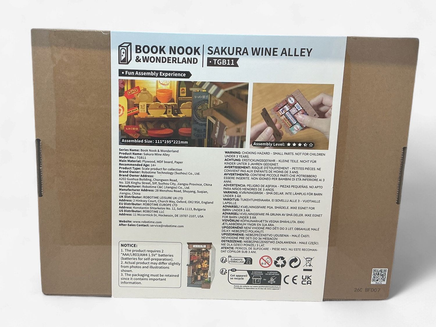 Rolife Book Nook &amp; Wonderland: Sakura Wine Alley