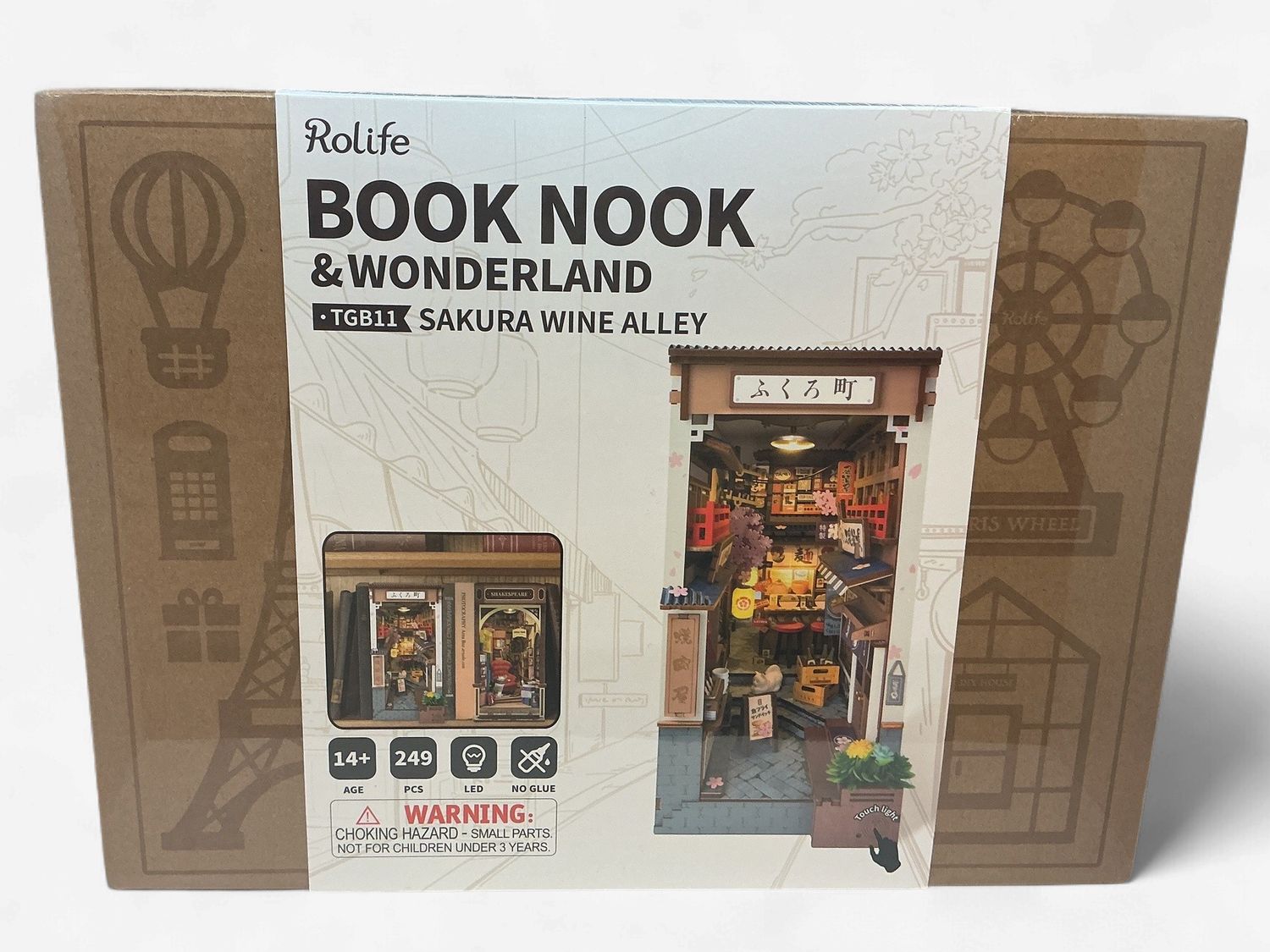 Rolife Book Nook &amp; Wonderland: Sakura Wine Alley
