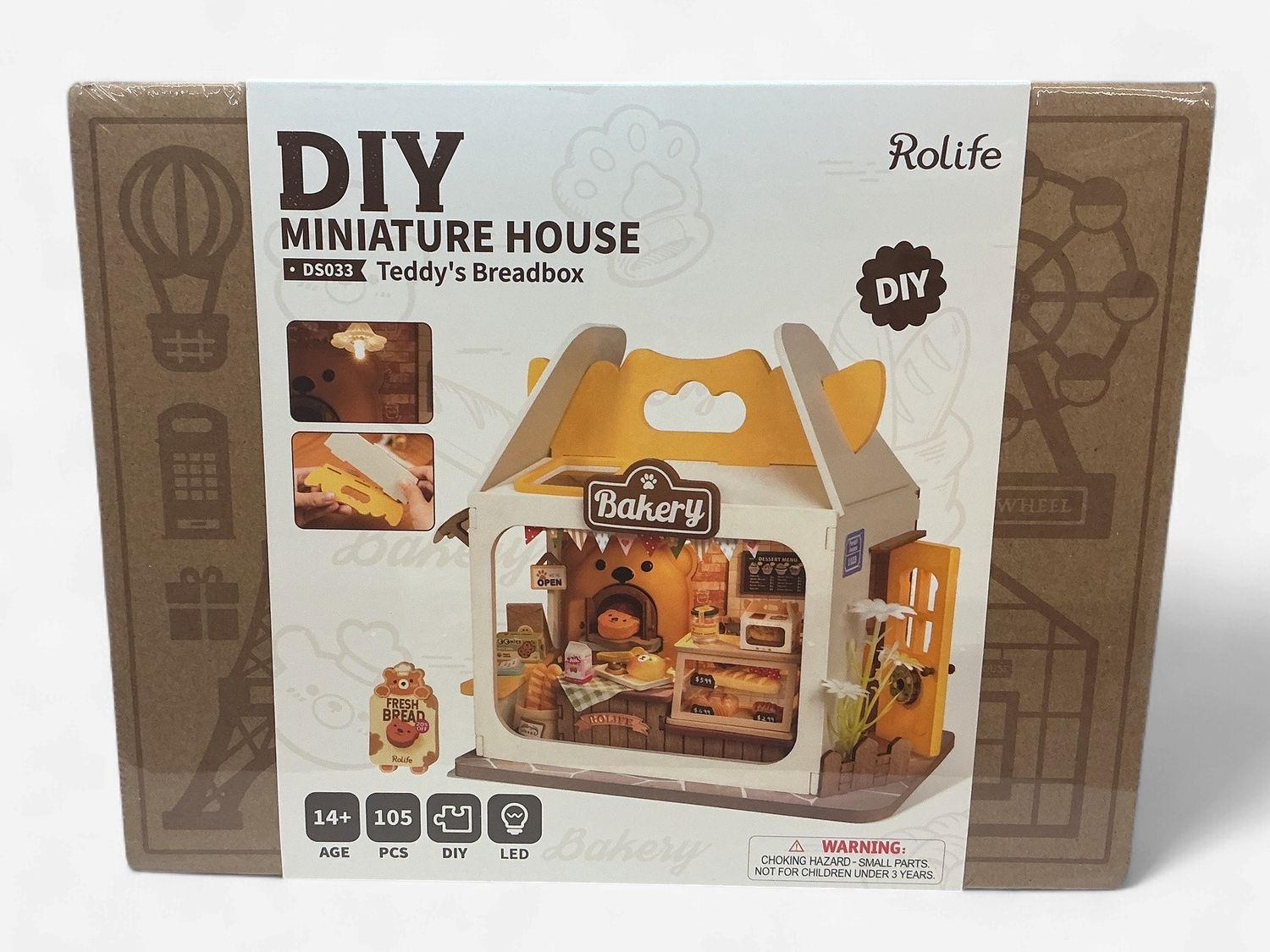 Rolife DIY Miniature House: Teddy's Breadbox