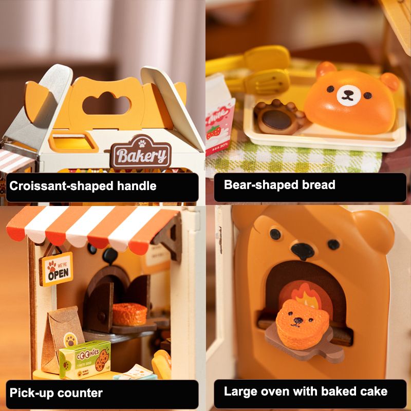 Rolife DIY Miniature House: Teddy's Breadbox