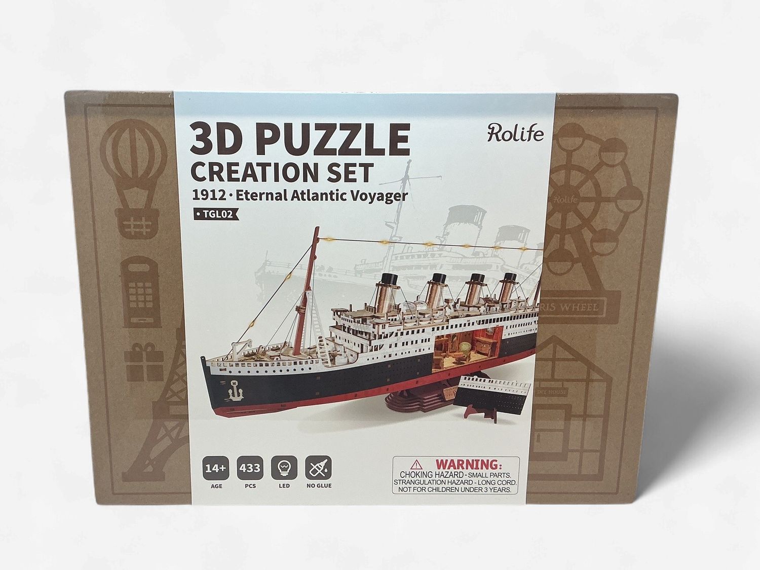 Rolife 3D Puzzle Creation Set: 1912 - Eternal Atlantic Voyager: