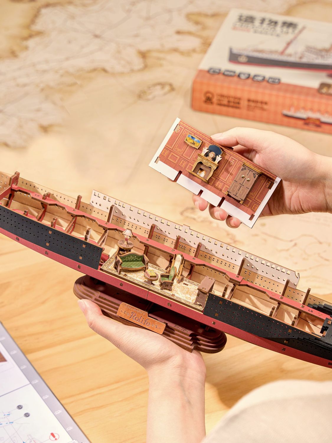 Rolife 3D Puzzle Creation Set: 1912 - Eternal Atlantic Voyager: