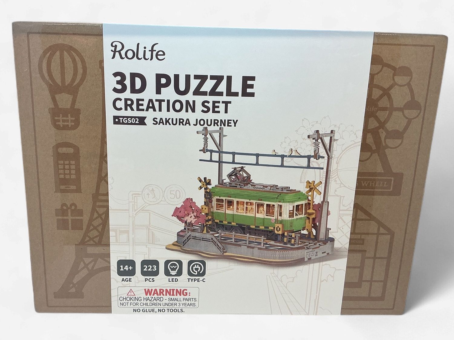 Rolife 3D Puzzle Creation Set: Sakura Journey