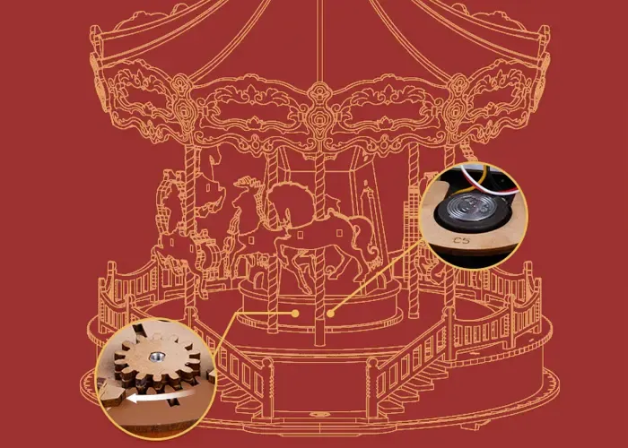 Rolife Music Dreamer: Classic Carousel