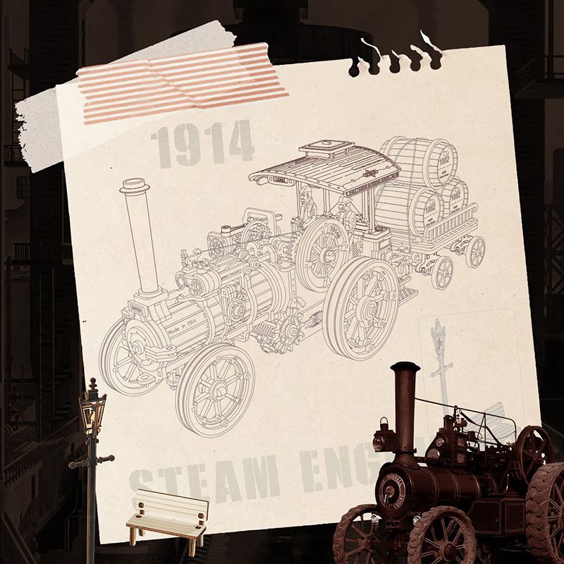 ROKR Mechanical Models: Steam Engine