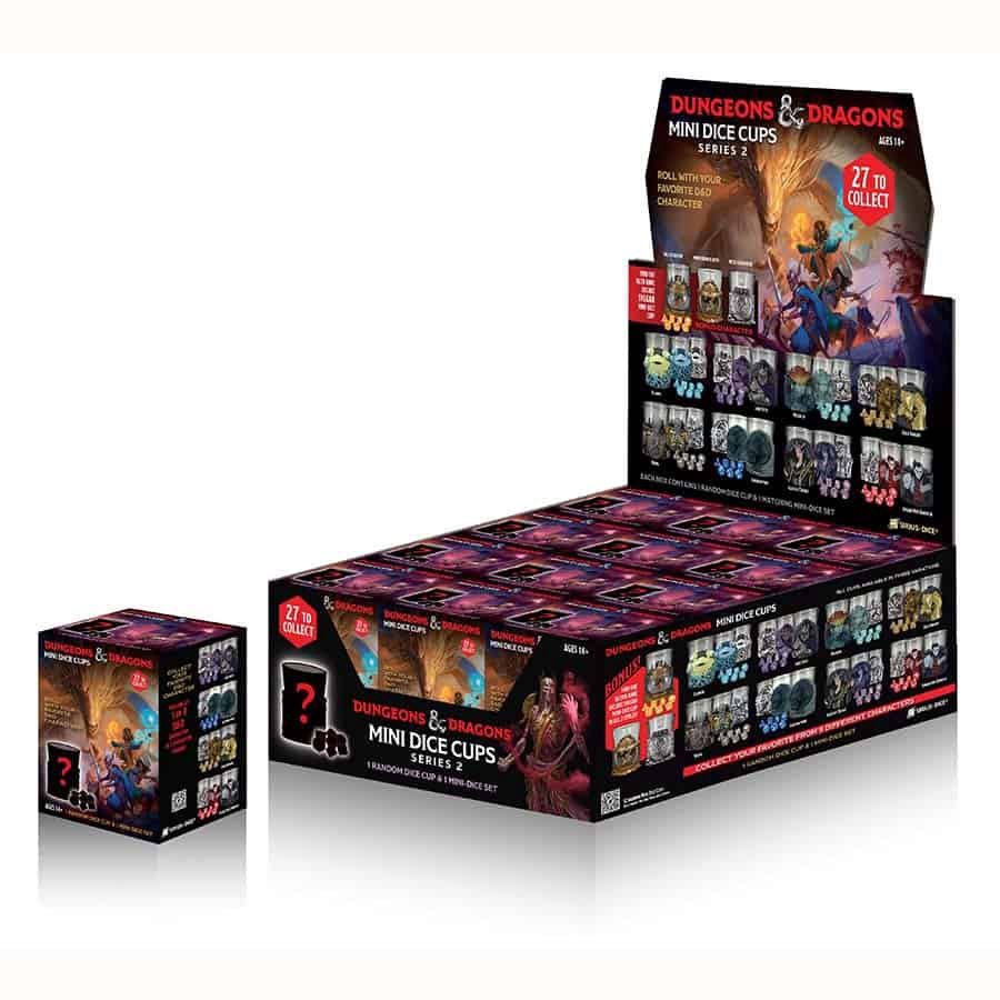 DUNGEONS AND DRAGONS: MINI DICE CUPS SERIES TWO