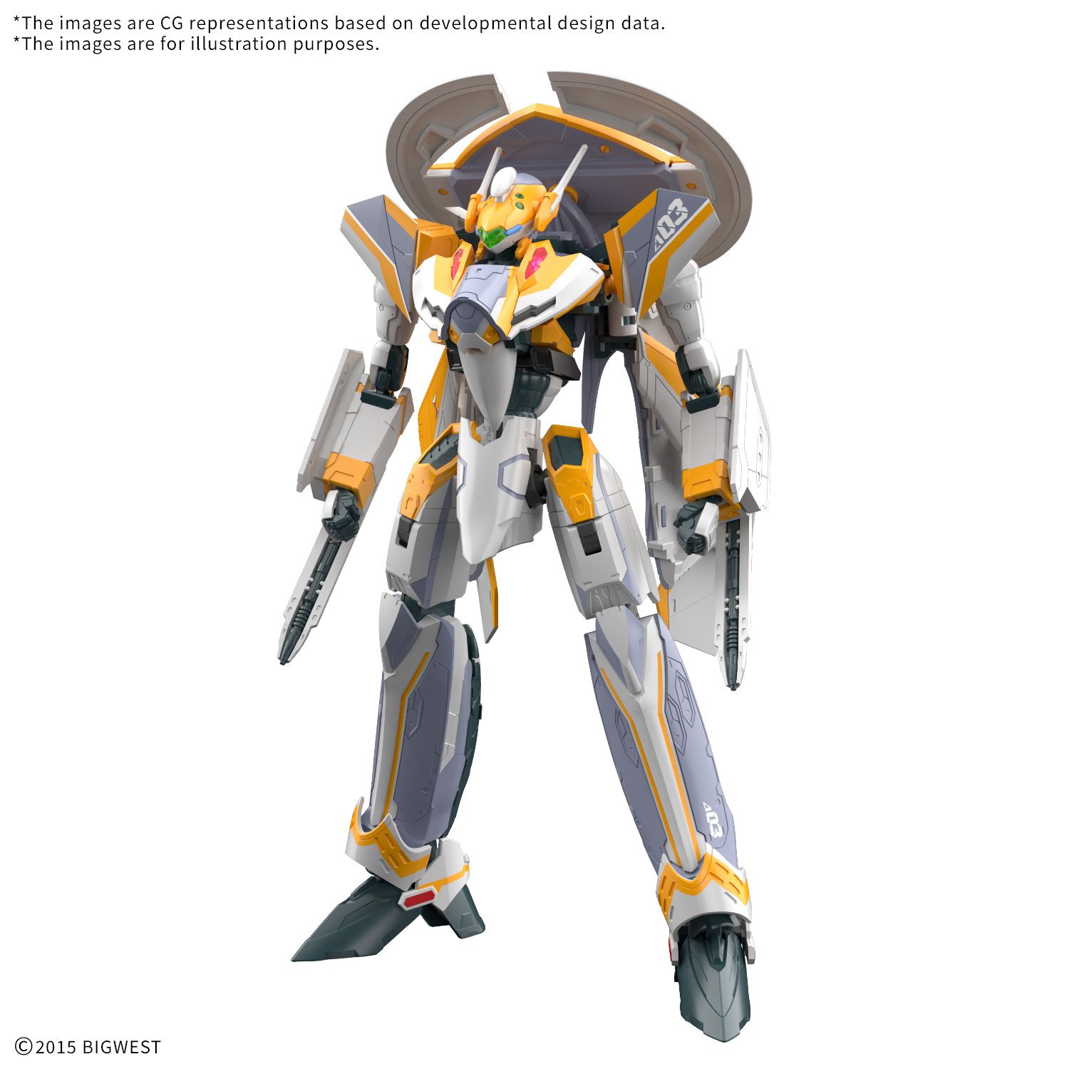 HG 1/100: VF-31E Siegfrie (Chuck Mustang Use) Gundam Model Kit