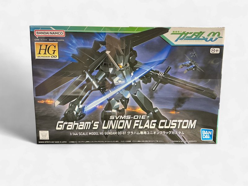 Bandai Hobby HG 00: #7 Union Flag Graham Custom Gundam 00 - Model Kit