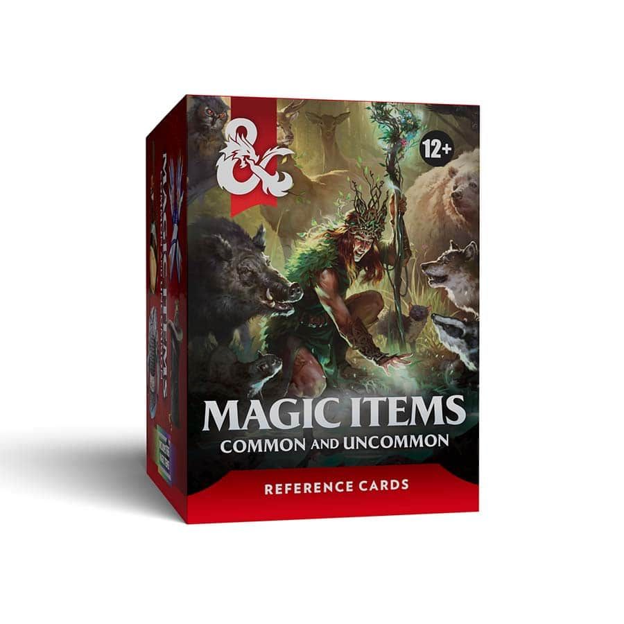 DUNGEONS AND DRAGONS REFERENCE CARDS: MAGIC ITEMS (COMMON AND UNCOMMON)