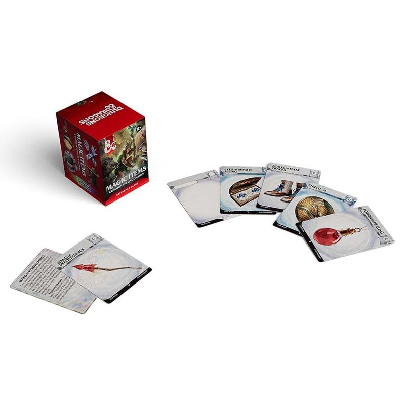 DUNGEONS AND DRAGONS REFERENCE CARDS: MAGIC ITEMS (COMMON AND UNCOMMON)