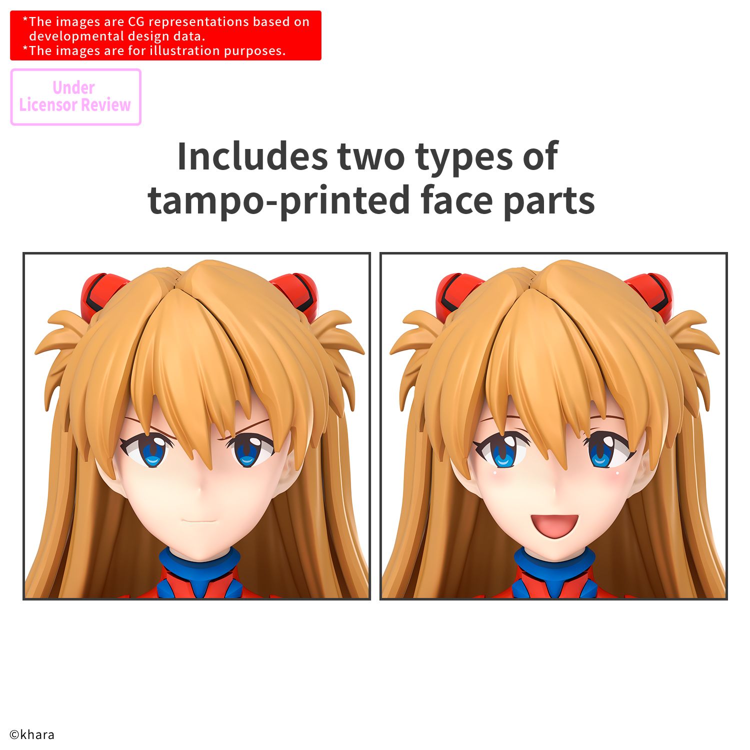 30 Minutes Preference: Rebuild of Evangelion - Asuka Shikinami Langley (Plug Suit Ver.) Model Kit