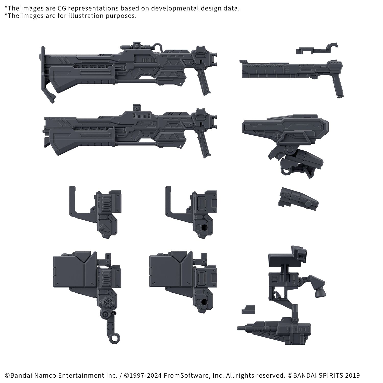 30MM OPTION PARTS SET ARMORED CORE-FIRES OF RUBICON WEAPON SET 03