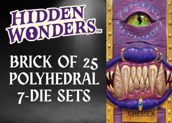 Chessex Hidden Wonders 7 Die Sets
