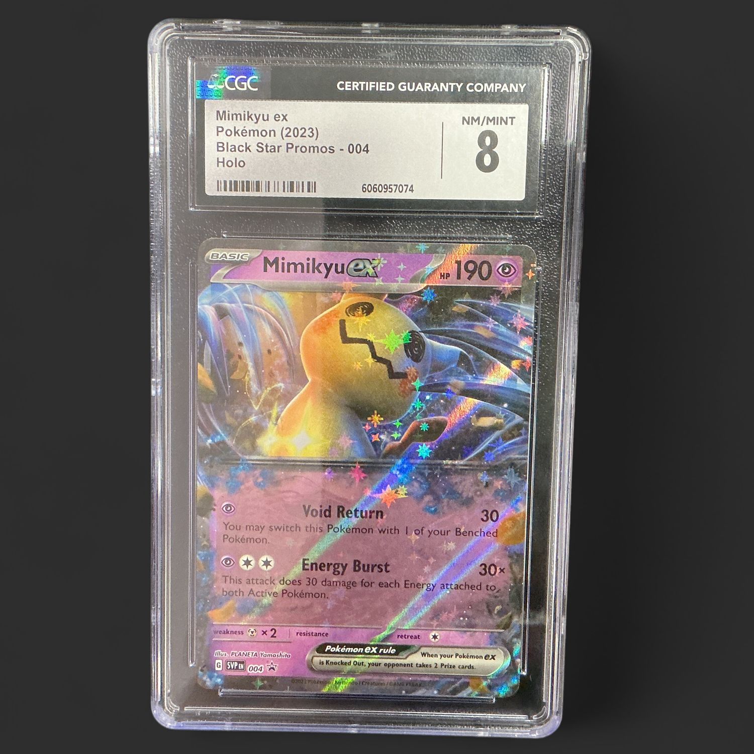 CGC NM/Mint Mimikyu EX Black Star Promos-004