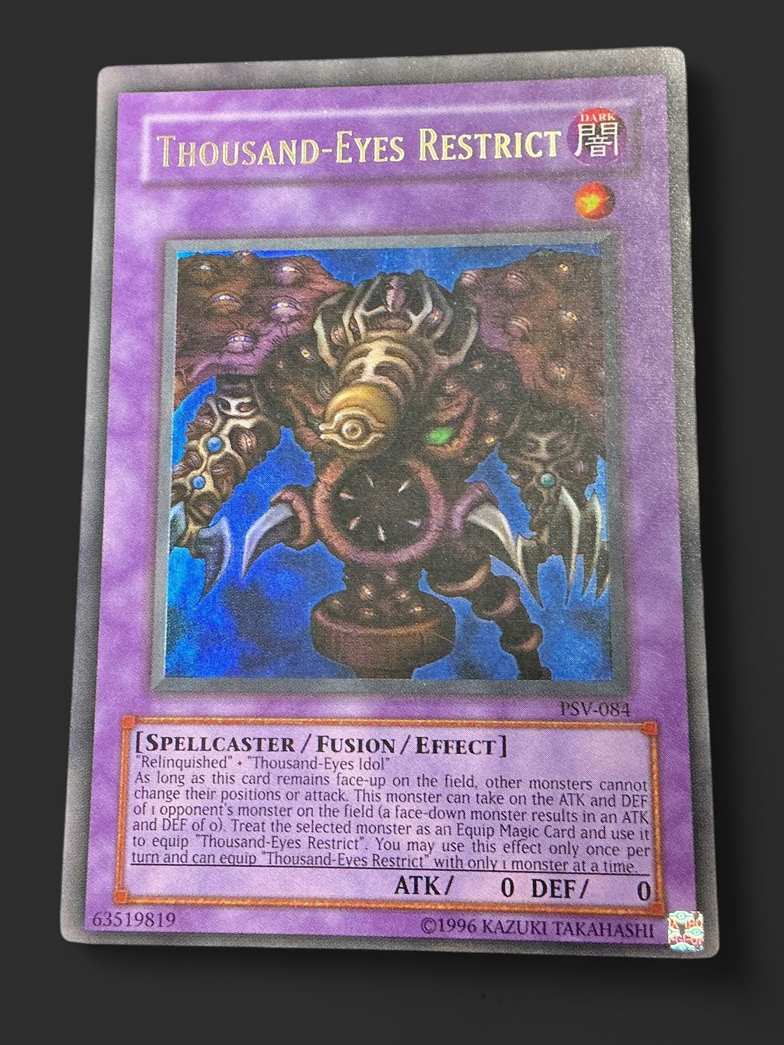 1996 Yu-Gi-Oh! Thousand-Eyes Restrict