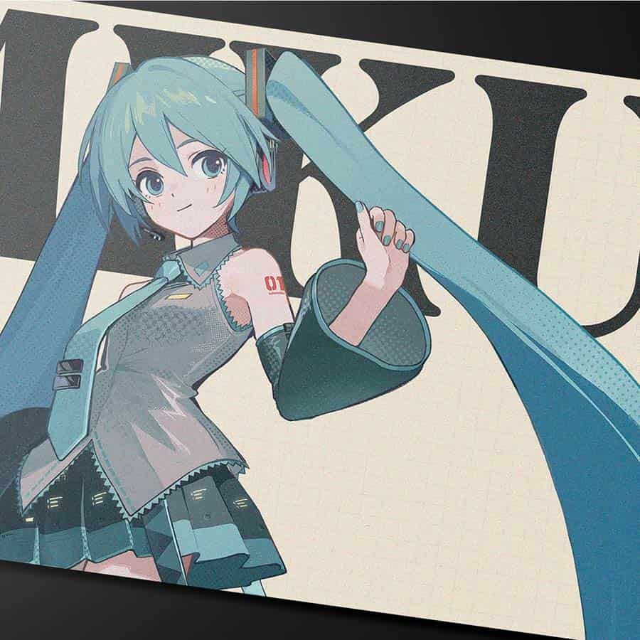 ULTRA PRO: HATSUNE MIKU: RETRO SOUNDSCAPES: HATSUNE MIKU PLAYMAT