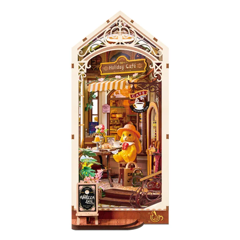 Rolife Book Nook &amp; Wonderland: Holiday Cafe