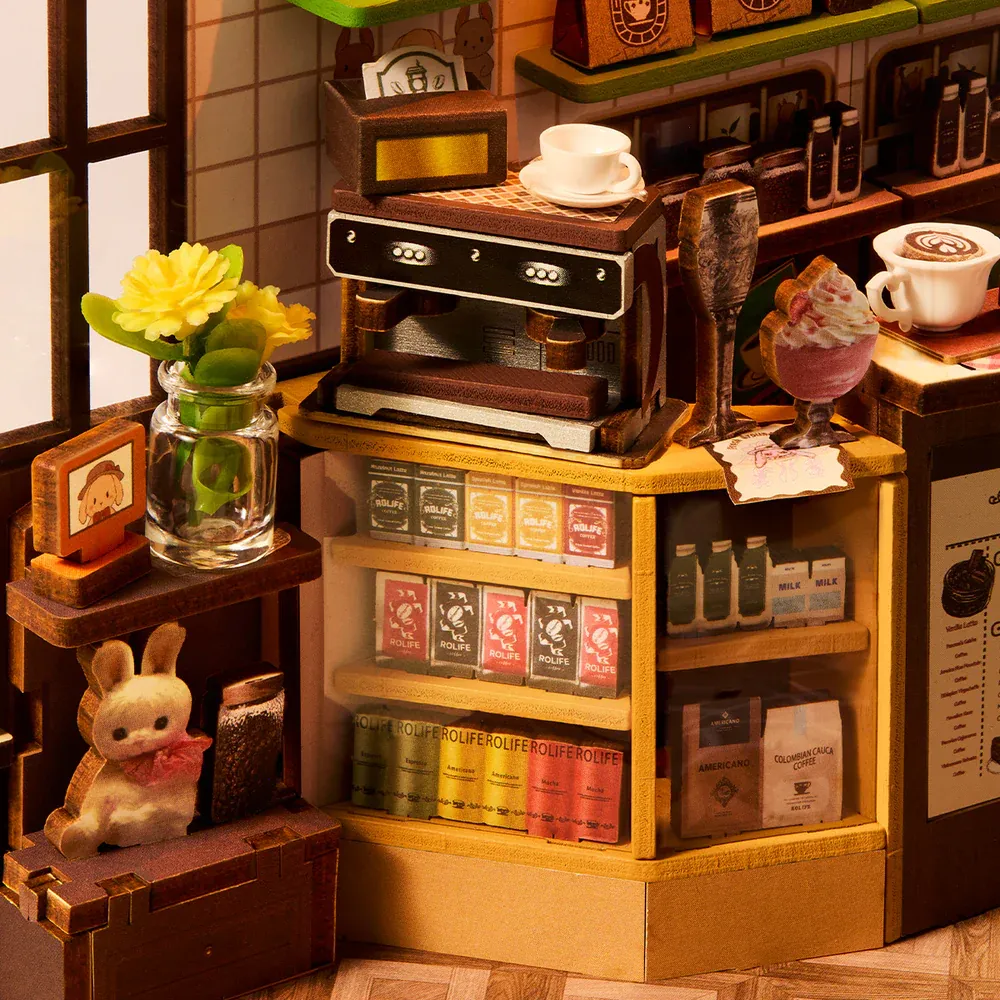 Rolife Book Nook &amp; Wonderland: Holiday Cafe