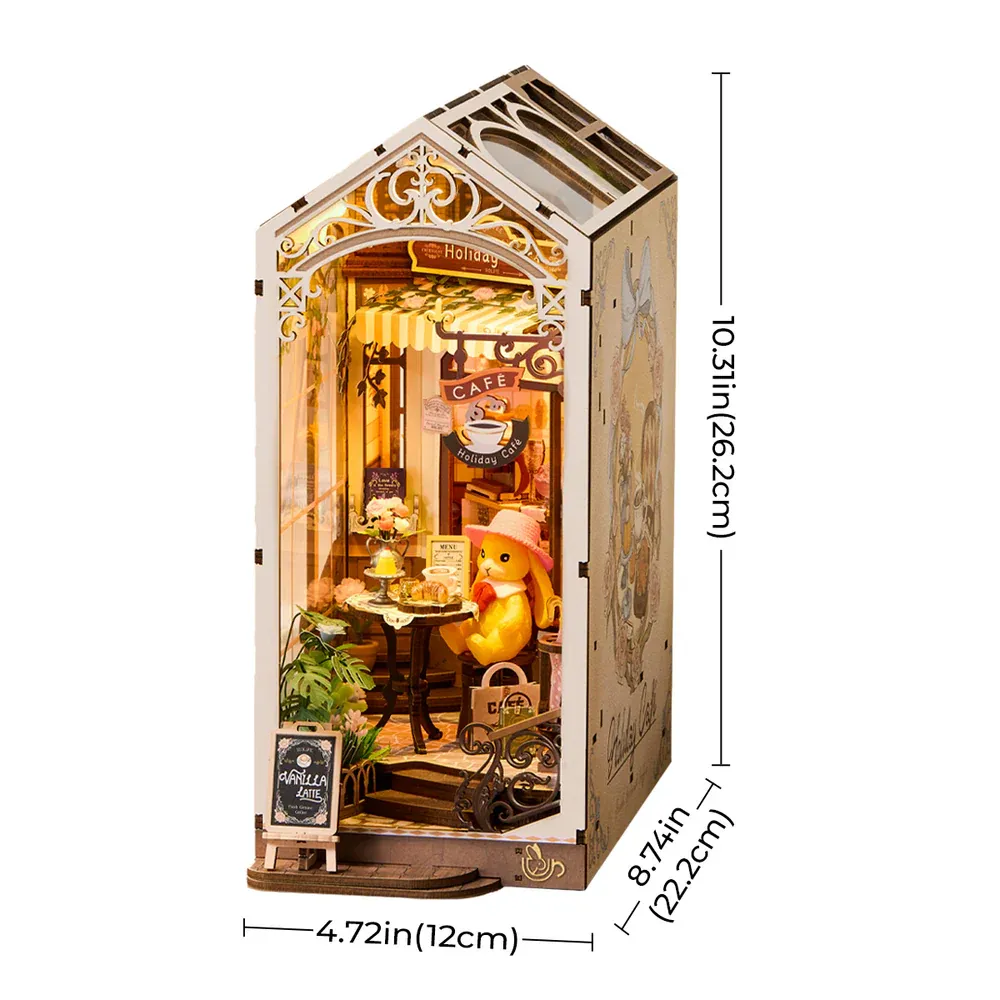 Rolife Book Nook &amp; Wonderland: Holiday Cafe