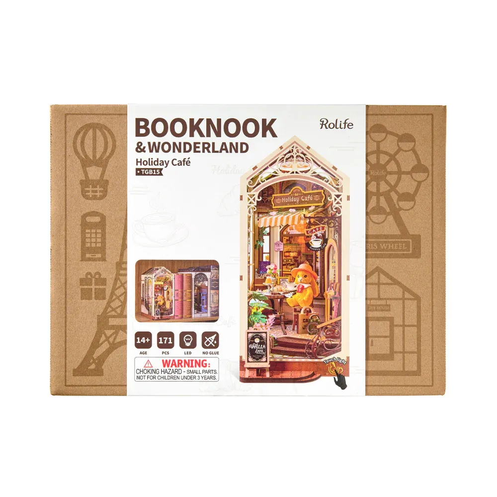 Rolife Book Nook &amp; Wonderland: Holiday Cafe