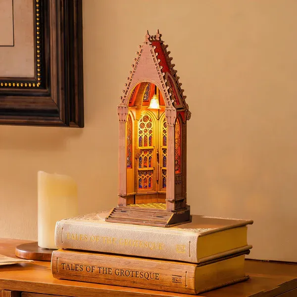 Rolife Geometric Cathedral 3D Wooden Puzzle