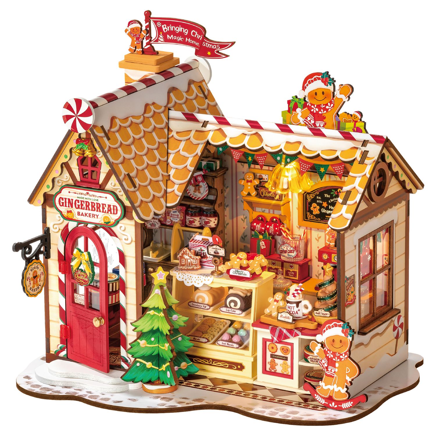 Rolife DIY Miniature House: Gingerbread House