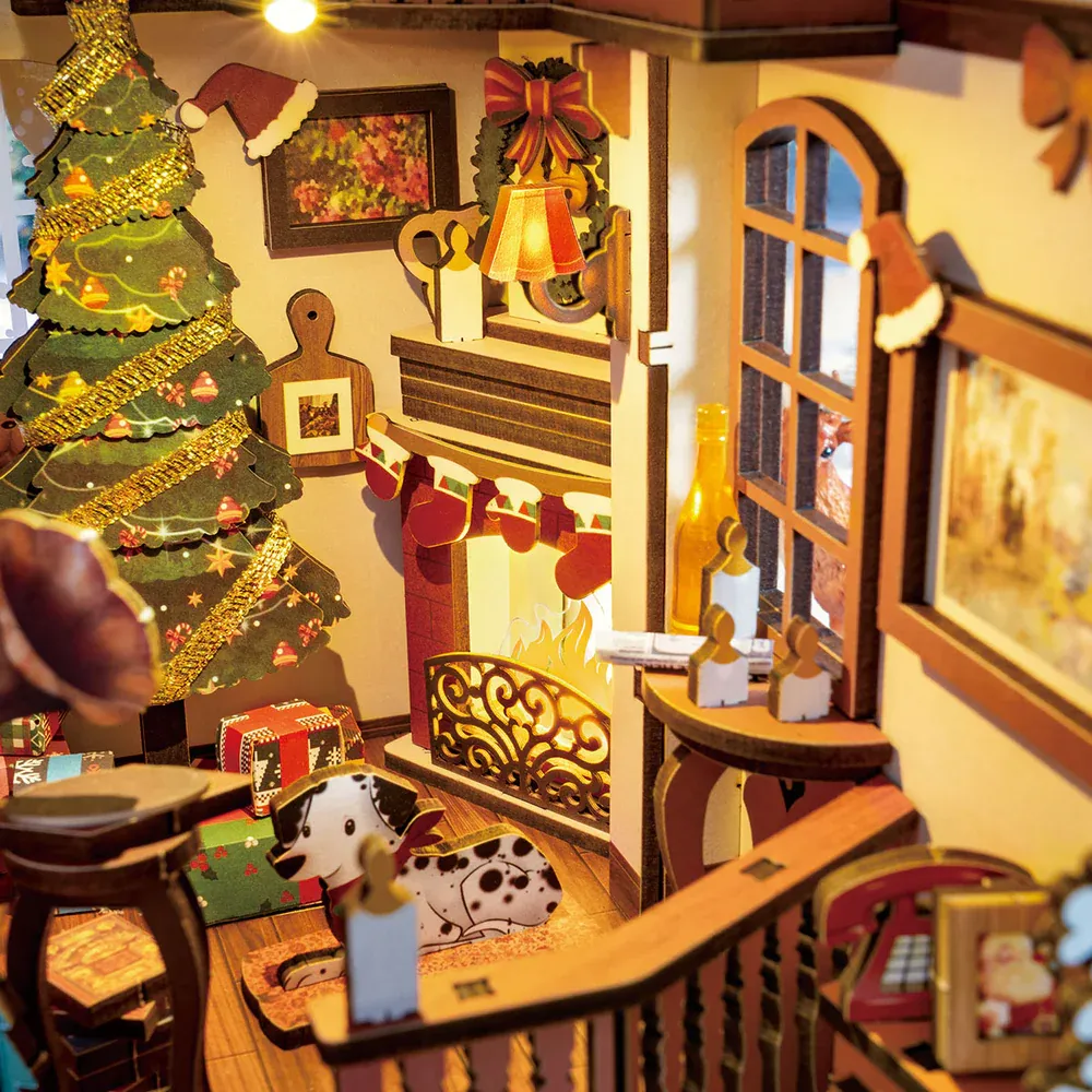 Rolife Book Nook &amp; Wonderland Christmas Indoor Scene