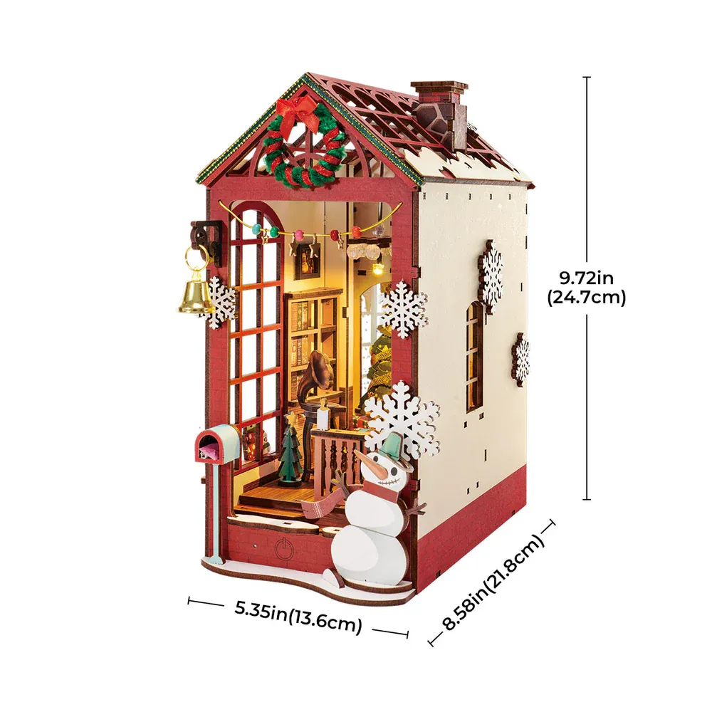 Rolife Book Nook &amp; Wonderland Christmas Indoor Scene