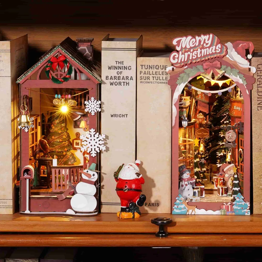 Rolife Book Nook &amp; Wonderland Christmas Indoor Scene
