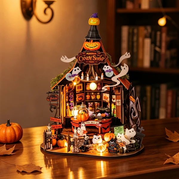 Rolife Haunted Candy House DIY Miniature House