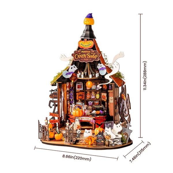 Rolife Haunted Candy House DIY Miniature House
