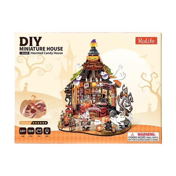 Rolife Haunted Candy House DIY Miniature House