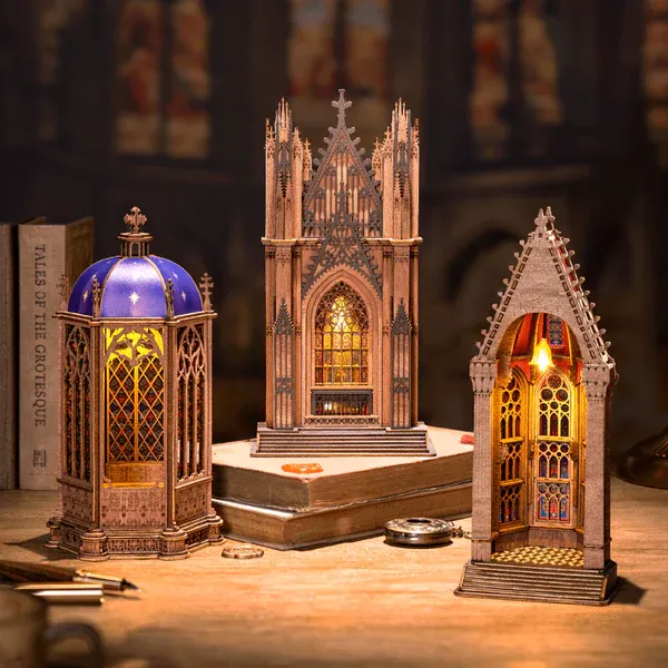 Rolife Starry Dome Cathedral 3D Wooden Puzzle