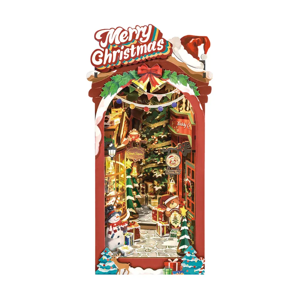Rolife Book Nook &amp; Wonderland Christmas Street