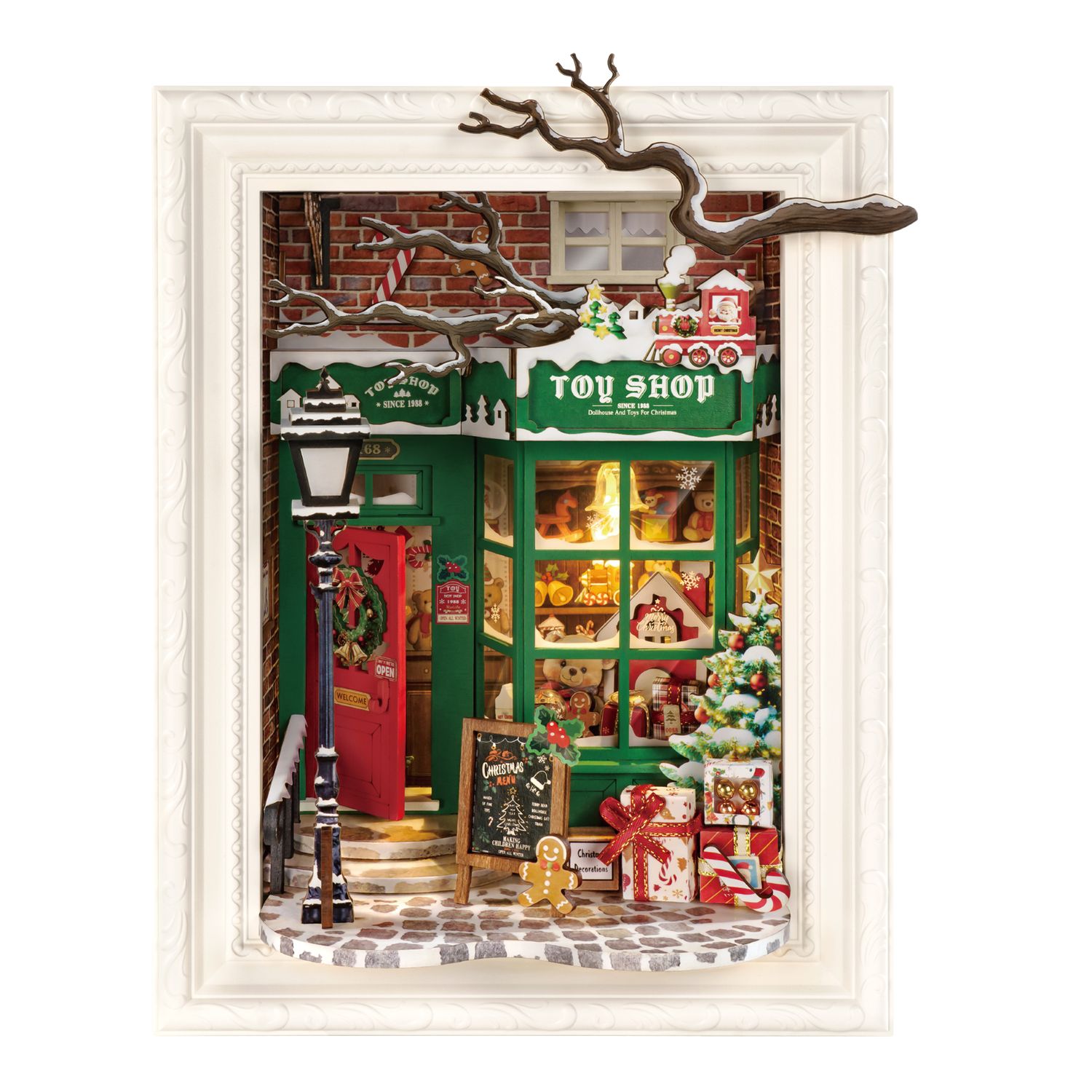 DIY Miniature House Story Frame Series: Santa’s Toy Shop