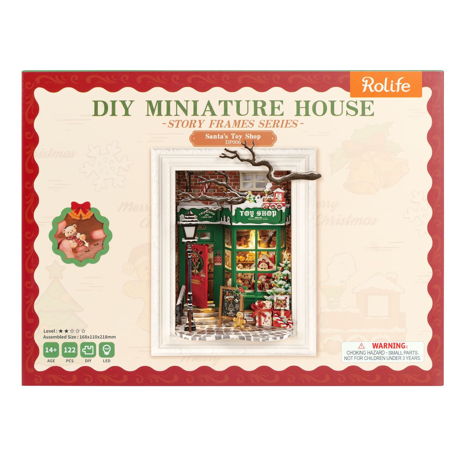 DIY Miniature House Story Frame Series: Santa’s Toy Shop
