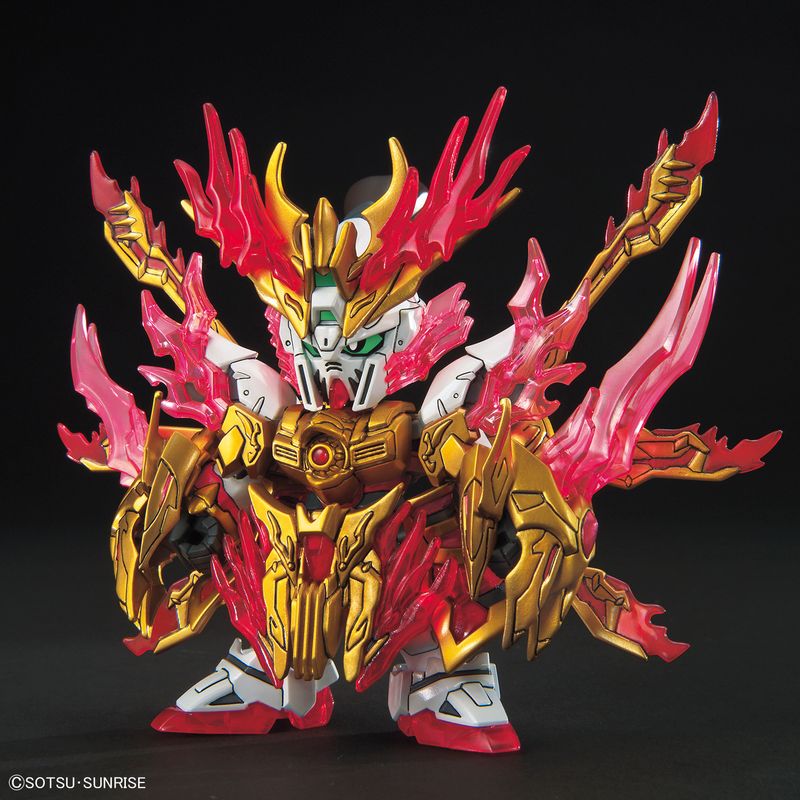 "SD Sangoku Soketsuden" #33 Yan Huang Zhang Fei Burning Gundam - Model Kit