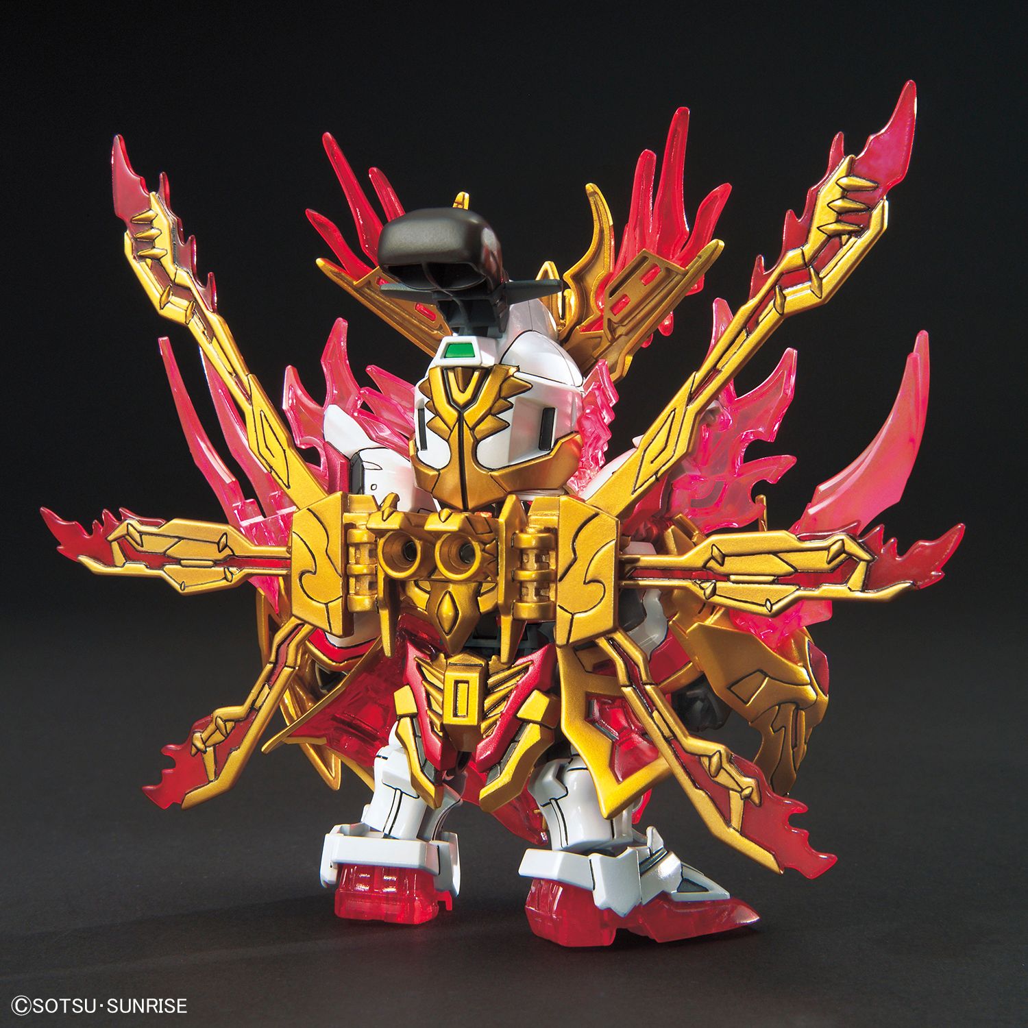 "SD Sangoku Soketsuden" #33 Yan Huang Zhang Fei Burning Gundam - Model Kit