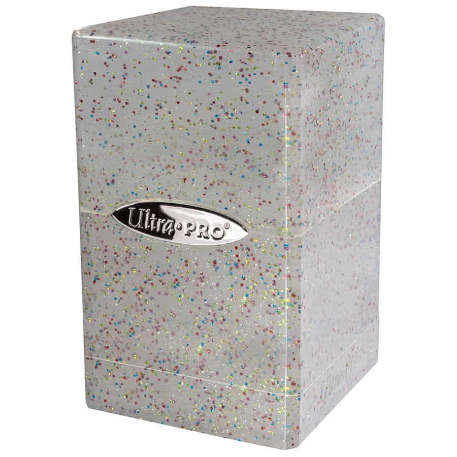 ULTRA PRO: SATIN TOWER: GLITTER CLEAR