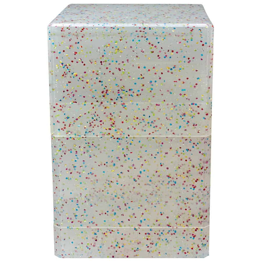 ULTRA PRO: SATIN TOWER: GLITTER CLEAR