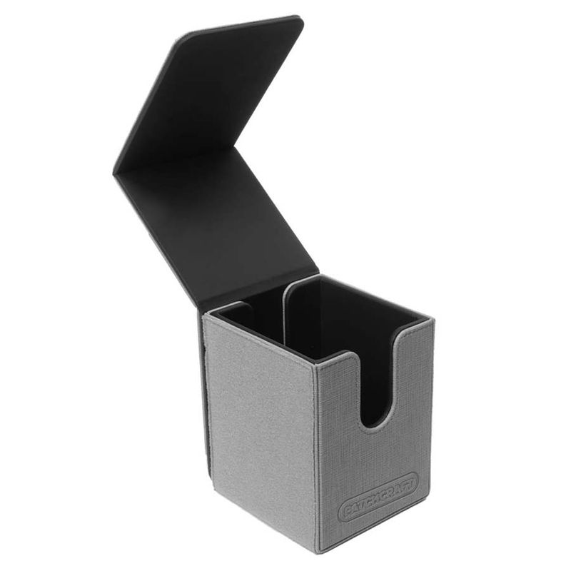 ULTRA PRO: PATCHCRAFT: ALCOVE FLIP DECK BOX: GRAY